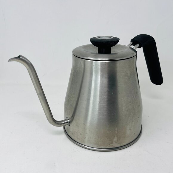 OXO Good Grips Pour-Over Kettle 1L Stainless Steel with Thermometer - Picture 1 of 7